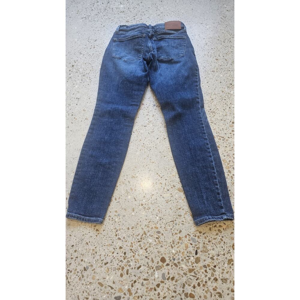 Women's LUCKY BRAND Low Rise Skinny Ankle Distressed Size 4/27 Regular Inseam 27